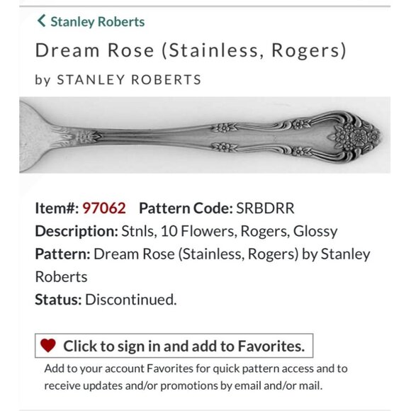 Set Of 2 Stanley Roberts Dream Rose Stainless Steel Butter Knives - Picture 1 of 3